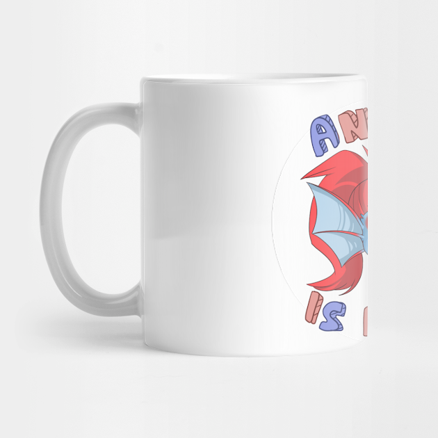 Undyne - Anime is real - Anime - Mug | TeePublic